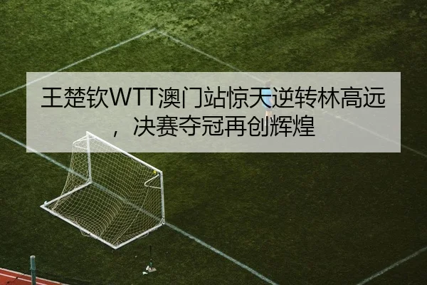 王楚钦WTT澳门站惊天逆转林高远，决赛夺冠再创辉煌